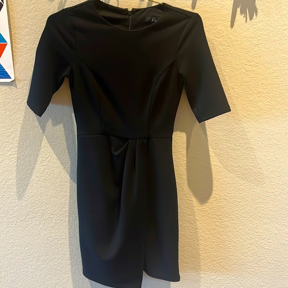 Lulu black sheath dress
